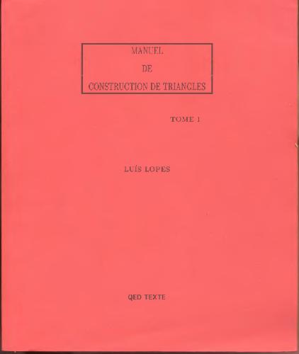Manuel de construction de triangles