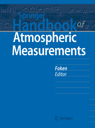 Springer Handbook of Atmospheric Measurements (Springer Handbooks)