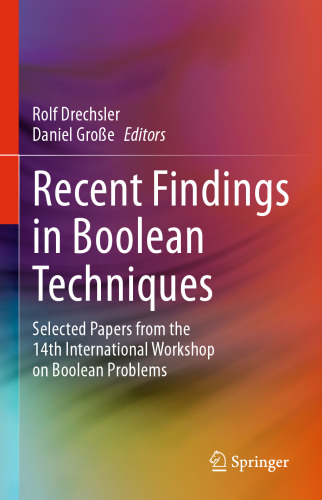 Recent Findings in Boolean Techniques: Selected Papers from the 14th International Workshop on Boolean Problems