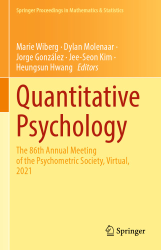 Quantitative Psychology: The 86th Annual Meeting of the Psychometric Society, Virtual, 2021 (Springer Proceedings in Mathematics & Statistics, 393)