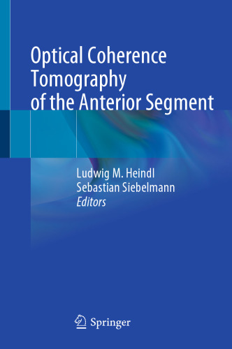 Optical Coherence Tomography of the Anterior Segment