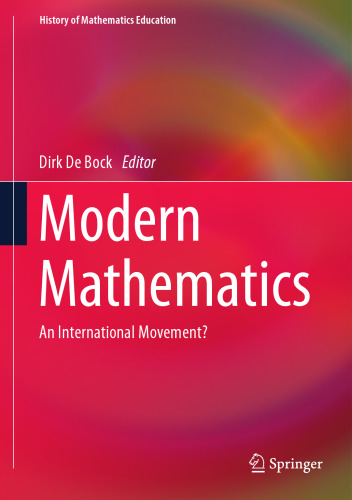 Modern Mathematics: An International Movement?