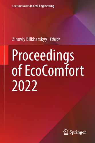 Proceedings of EcoComfort 2022 (Lecture Notes in Civil Engineering, 290)