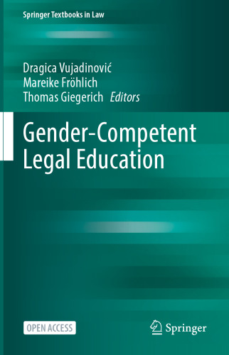 Gender-Competent Legal Education (Springer Textbooks in Law)