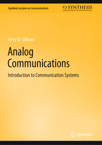 Analog Communications: Introduction to Communication Systems
