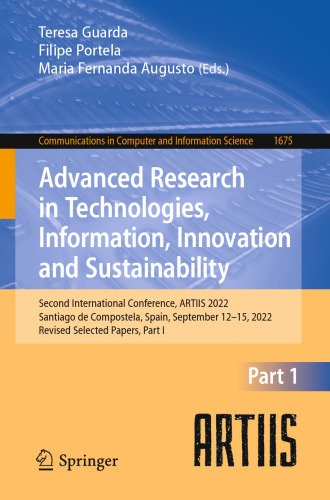 Advanced Research in Technologies, Information, Innovation and Sustainability (Communications in Computer and Information Science)