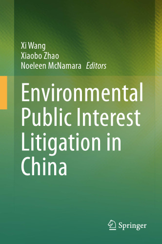 Environmental Public Interest Litigation in China