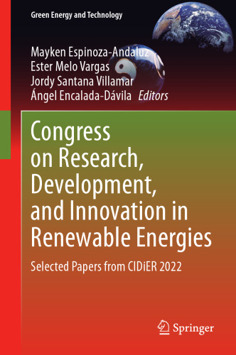 Congress on Research, Development, and Innovation in Renewable Energies: Selected Papers from CIDiER 2022