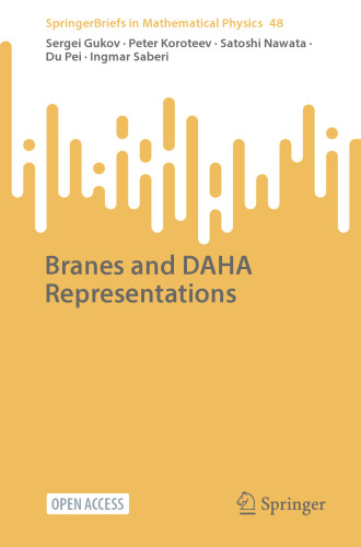 Branes and DAHA Representations (SpringerBriefs in Mathematical Physics, 48)