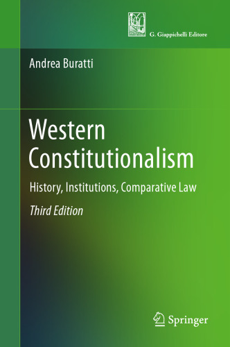 Western Constitutionalism: History, Institutions, Comparative Law