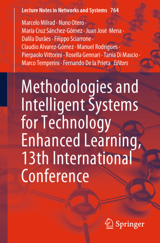 Methodologies and Intelligent Systems for Technology Enhanced Learning, 13th International Conference (Lecture Notes in Networks and Systems)