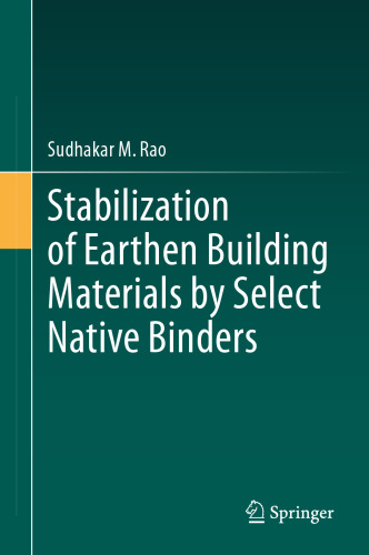 Stabilization of Earthen Building Materials by Select Native Binders