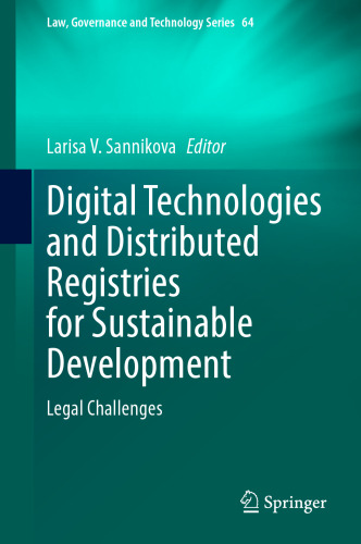 Digital Technologies and Distributed Registries for Sustainable Development: Legal Challenges