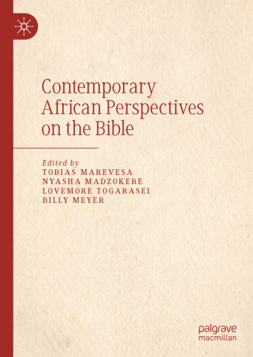 Contemporary African Perspectives on the Bible