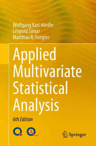 Applied Multivariate Statistical Analysis