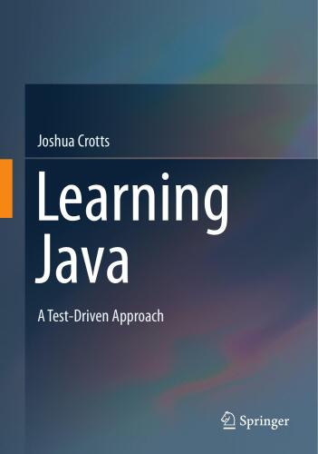Learning Java: A Test-Driven Approach