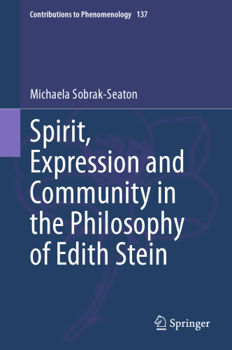 Spirit, Expression and Community in the Philosophy of Edith Stein