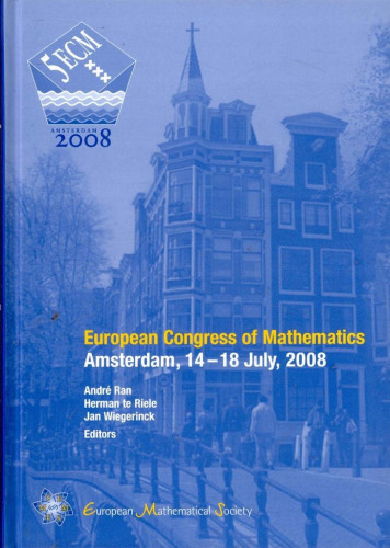 European Congress of Mathematics, Amsterdam, 14-18 July, 2008