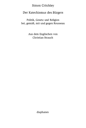 Der Katechismus des Bürgers