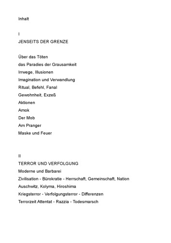 Zeiten des Schreckens: Amok, Terror, Krieg (German Edition)