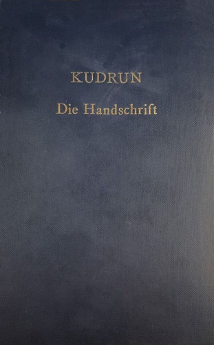 Kudrun: Die Handschrift