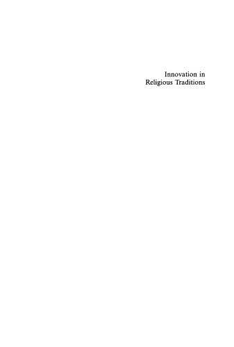 Innovation in Religions Traditions