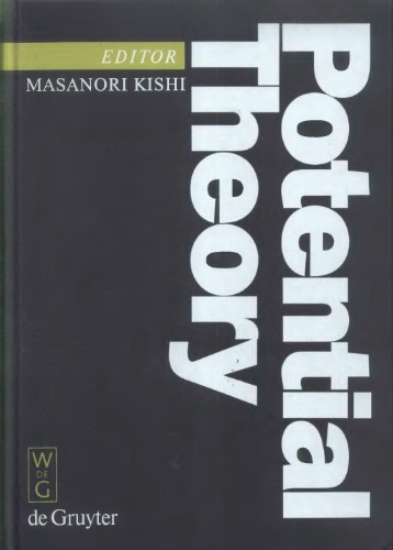 Potential Theory, Proceedings of the international conference on potential theory, Nagoya 1990