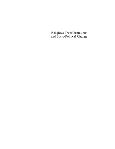 Religious Transformations and Socio-Political Change