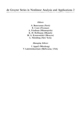 Approximation Procedures in Nonlinear Oscillation Theory (De Gruyter Series in Nonlinear Analysis and Applications, 2)