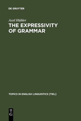 The Expressivity of Grammar: Grammatical Devices Expressing Emotion across Time