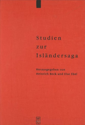 Studien zur Isländersaga: Festschrift für Rolf Heller