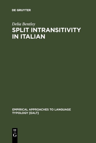 Split Intransitivity in Italian