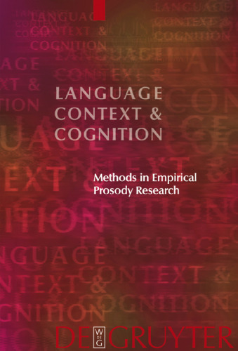 Methods in Empirical Prosody Research