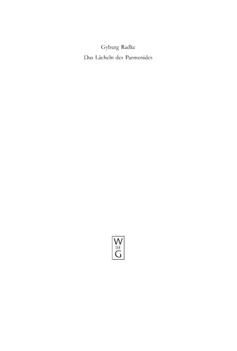Das Lächeln des Parmenides: Proklos' Interpretationen zur Platonischen Dialogform