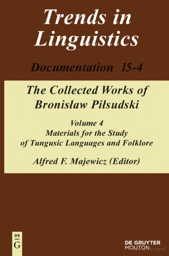 COLLECT WORKS OF BRONISLAW PILSUDSKI VOL4 TILDOC 15-4