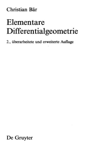 Elementare Differentialgeometrie