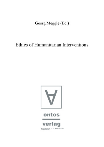 Ethics of Humanitarian Interventions