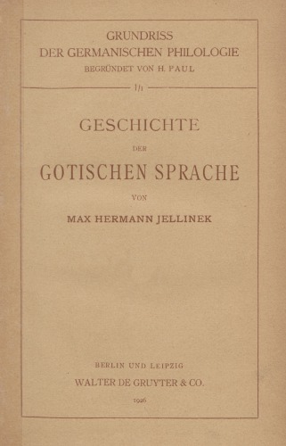 Geschichte der gotischen Sprache