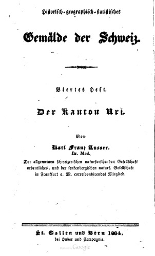 Der Kanton Uri
