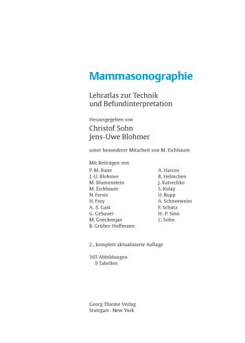 Mammasonographie