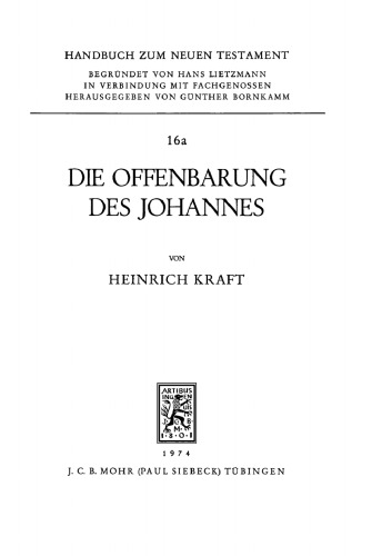 Die Offenbarung des Johannes