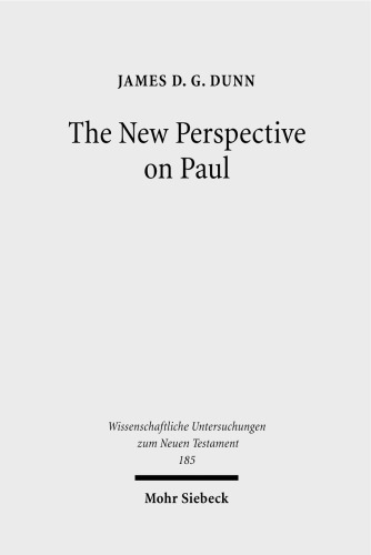 New Perspective on Paul: Collected Essays