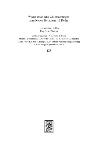 Theories of Poverty in the World of the New Testament
