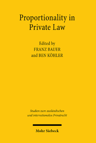 Proportionality in Private Law