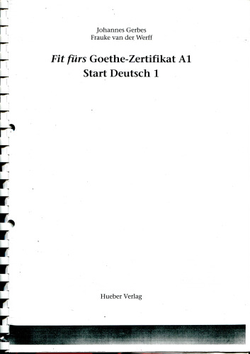 Fit Furs Goethe-Zertifikat: A1 Book
