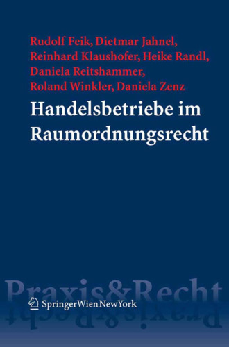 Handelsbetriebe im Raumordnungsrecht (Springer Praxis & Recht)