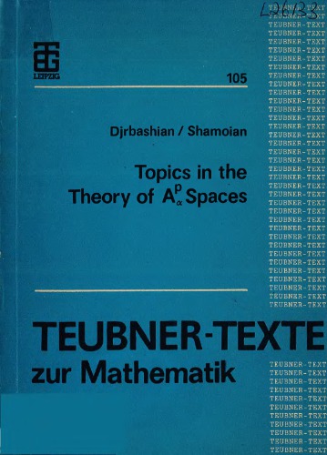 Topics in the theory of Ap[alpha] spaces