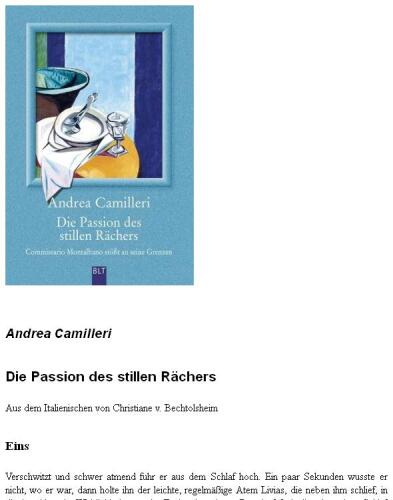 Die Passion des stillen Rächers: Commissario Montalbano stößt an seine Grenzen