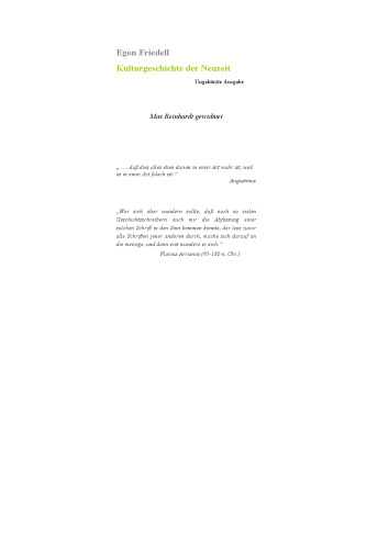Kulturgeschichte der Neuzeit