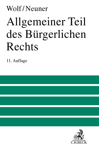 Allgemeiner Teil des Bürgerlichen Rechts